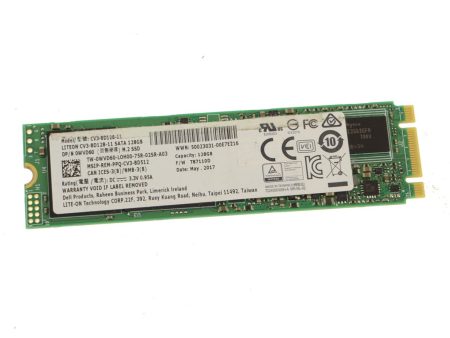 Used Lite On 128GB SATA SSD Hard Drive M.2 2280 Card 128GB WVD60 Online now