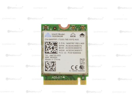 Used Intel Tri-Band Wireless-AC 18265 WLAN WiFi  802.11ac Bluetooth 4.2 M.2 Card 4MPRF Supply