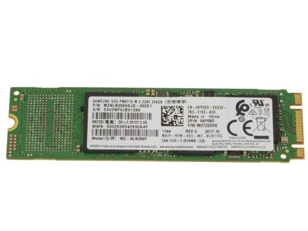 Used Samsung 256GB SSD Hard Drive M.2 2280 Card KP08D Discount