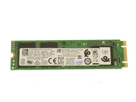 Used Intel 256GB SATA SSD Hard Drive M.2 2280 Card 256GB KGH8K For Sale