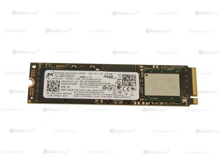 Used Micron 2300 256GB NVMe PCIE SSD Hard Drive M.2 2280 Card 256GB 0C2G4 Online Hot Sale