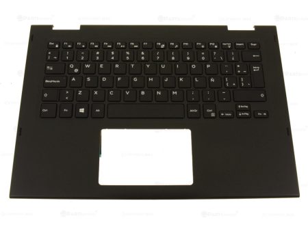 New SPANISH Dell OEM Latitude 3390 2-in-1 Palmrest Keyboard Assembly 9TF1M on Sale