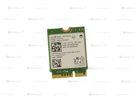 Used Intel Wireless AX201 WLAN WiFi 802.11ax Bluetooth 5.1 M.2 Card P1C6J Online Hot Sale