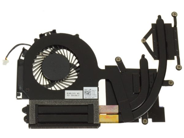 Used Dell OEM Inspiron 7737 CPU Heatsink Fan Assembly for Discrete Nvidia Graphics 0RMC3 For Discount