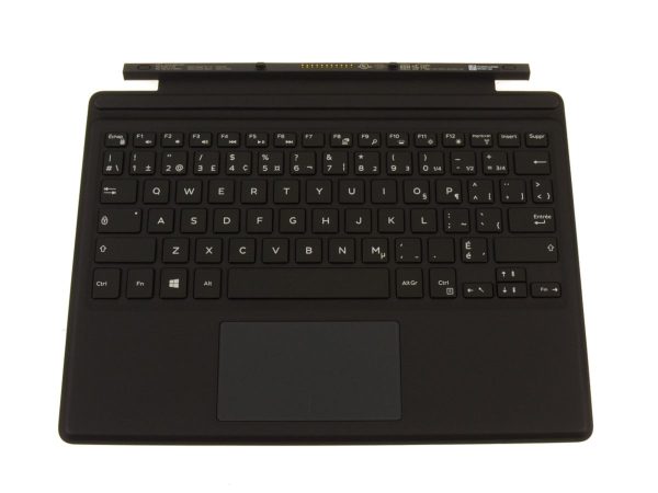 Refurbished French English Dell OEM Latitude 5285 5290 2-in-1 Tablet Travel Mobile Keyboard M4CXJ Supply