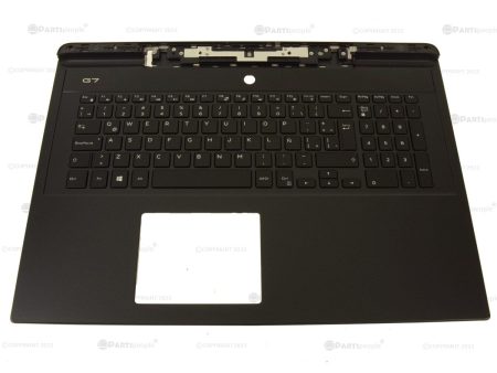 New SPANISH Dell OEM G Series G7 7790 Palmrest Backlit Keyboard Assembly TY16H on Sale