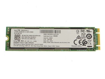 Used Lite On 256GB SSD SATA Hard Drive Lite-On M.2 2280 Card WJT50 Online now