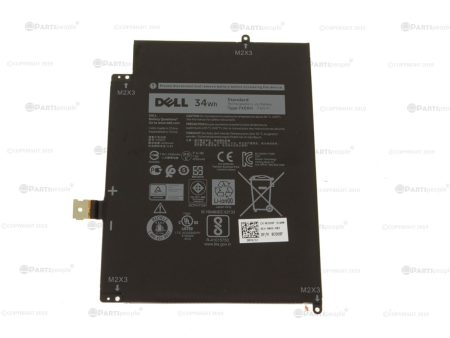 Used Dell OEM Original Latitude 7285 2-in-1 2-Cell 34Wh Laptop Battery YX0XH Online now