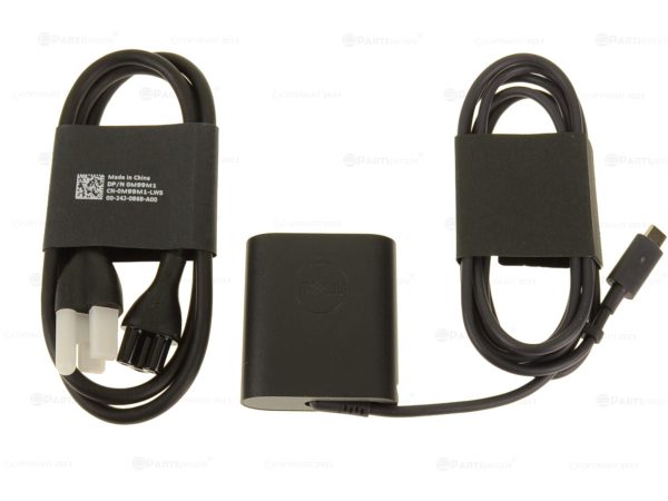 New Dell OEM 45-watt USB-C Charger AC Power Adapter 45W 1J12J T59CD Supply