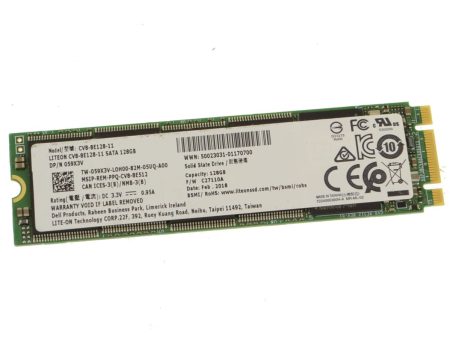 Used Lite On 128GB SATA SSD Hard Drive M.2 2280 Card 128GB 59X3V For Sale