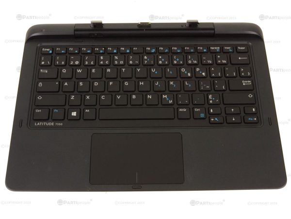 Refurbished French Canadian Dell OEM Latitude 13 7350 Tablet Mobile Keyboard Docking Station 5KC0R on Sale