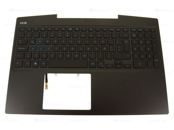 New SPANISH Dell OEM G Series G5 5500 Palmrest Backlit Keyboard Assembly -PG3 Cell 3T5PH For Sale