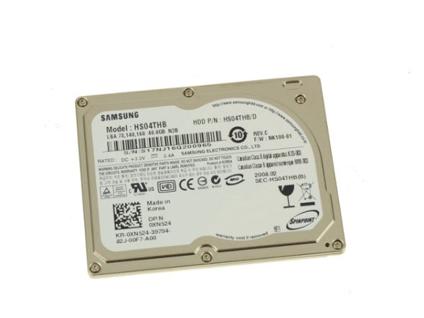 Used Dell OEM Latitude D420 D430 XT 1.8  40gb IDE U-ATA ZIF Hard Drive HDD 40GB XN524 Online Hot Sale