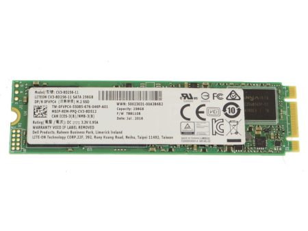 Used Lite On 256GB SSD Hard Drive Lite-On M.2 2280 Card FVPC4 Online Sale