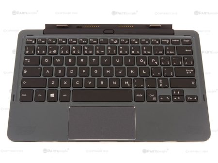 New French Canadian Dell OEM Latitude 5175 5179 Tablet Mobile Keyboard Docking Station wbattery 5V387 Online Sale