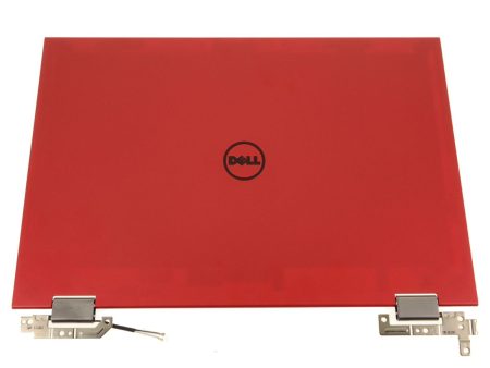 Refurbished Red Dell OEM Inspiron 7359 13.3  LCD Back Cover Lid Assembly  Hinges 16G8G Online now