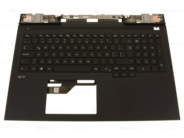 New SPANISH Dell OEM G Series G7 7700 Palmrest Backlit Keyboard Assembly -PG6VHYW DXXVM For Sale