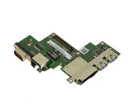 Refurbished Dell OEM Latitude Rugged Extreme 7414 USB RJ-45 Serial Port SD Card IO Circuit Board 7M8N1 on Sale