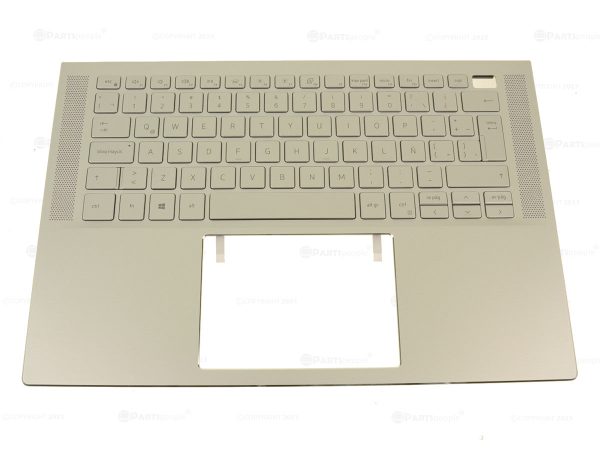 New SPANISH Dell OEM Inspiron 7400 Backlit Keyboard Palmrest Assembly for 4-cell 4C 4PWCC For Discount