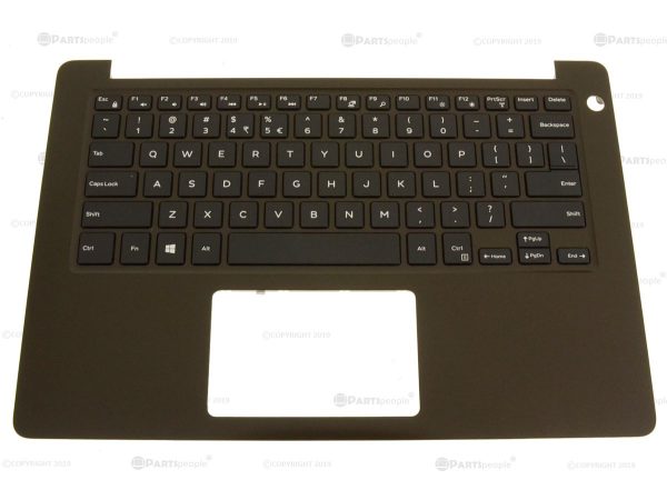 New Dell OEM Vostro 13 5370 Palmrest Keyboard Assembly US INTL 4RRT8 C7C19 For Sale