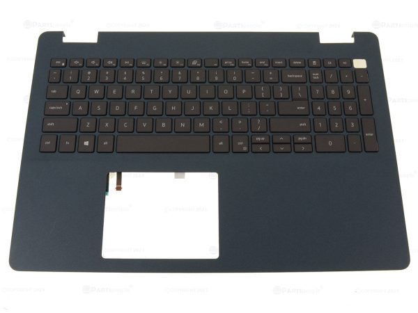 New Dell OEM Inspiron 3505 3501 Palmrest Backlit Keyboard Assembly Dark Blue PN0F8 Fashion