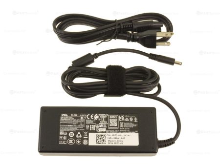 Used Dell OEM 90 Watt Charger AC Power Adapter 4.5mm Tip 90W RT74M For Sale