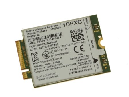 Used Dell OEM Wireless 5811E DW5811e M.2 Mobile Broadband 4G LTE WWAN Card 1DPXG For Cheap