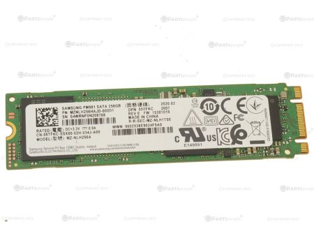 Used Samsung PM881 256GB SATA SSD Hard Drive M.2 2280 Card 256GB 5TFKC Online Sale