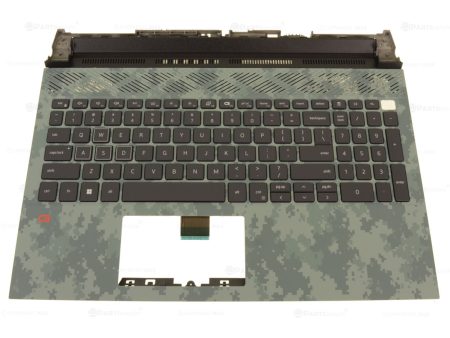 New Dell OEM G Series G15 5520 5521 5525 Palmrest RGB 4-Zone Backlit Keyboard Assembly HYC0N on Sale