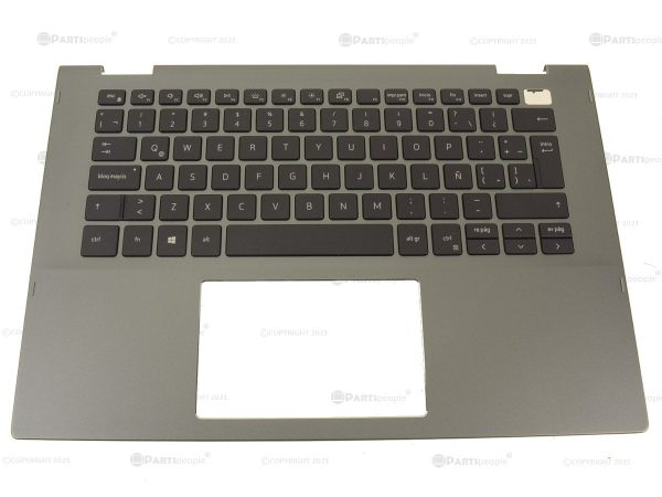 New SPANISH Dell OEM Inspiron 5400 2-in-1 Backlit Keyboard Palmrest Assembly 76KWT Fashion