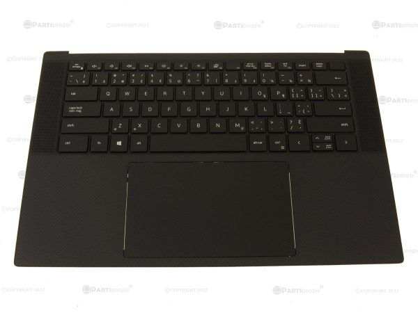 New French English Dell OEM XPS 9500 Touchpad Palmrest Keyboard Assembly Killer AX1650s 1RTF2 For Sale