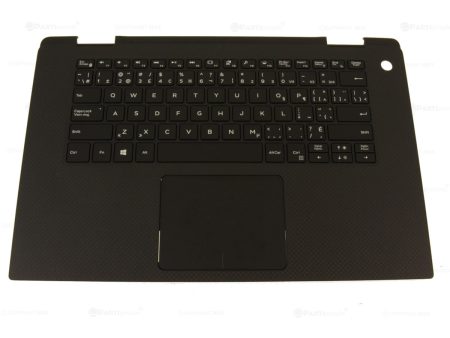 New French English Dell OEM XPS 9575 Precision 5530 2-in-1 French English Keyboard Palmrest Touchpad Assembly X3NCN Online