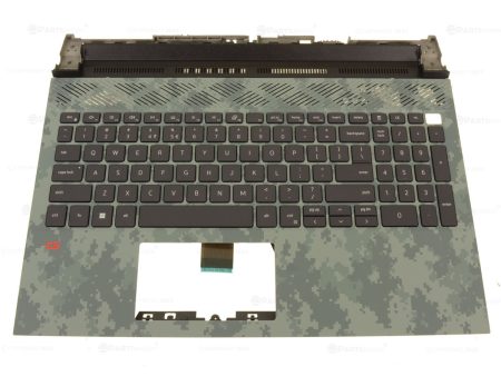 New US INTL Dell OEM G Series G15 5520 5521 5525 Palmrest Backlit Keyboard Assembly M85V4 2XTGG Online Sale