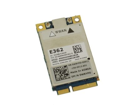 Used Dell OEM Wireless 5800 DW5800 Mini-PCI Express Mobile Broadband LTE 4G WWAN Card WRYPD on Sale