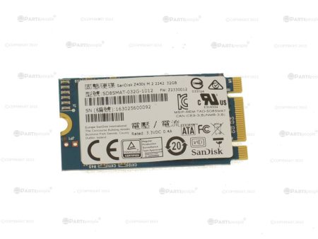 Used Dell OEM Chromebook 13 7310 32gb SSD SATA Hard Drive M.2 2242 Card 2JGHD Sale